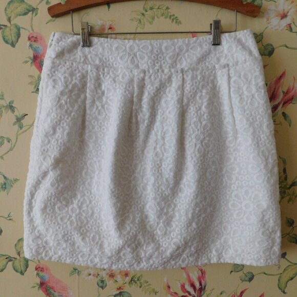 🌿🌺 Peace & Love Embroidered Floral Skirt 🌺 - Picture 3 of 7